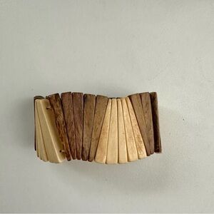 Wooden Fan Bracelet